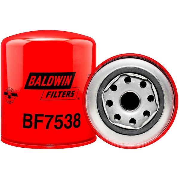 Baldwin Filters Fuel Filter, 4-3/8 x 3-11/16 x 4-3/8 In BF7538 - main
